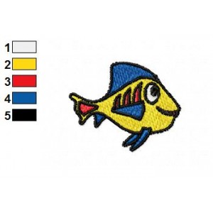 Nice Fish Embroidery Design